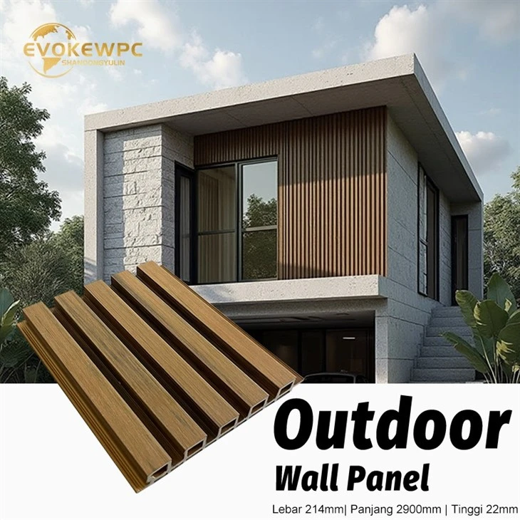 214*22 mm Waterproof ASA Outdoor Wall Panel high quality